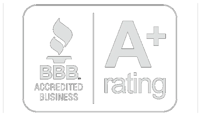 BBB Accredited Business A+ rating badge — Infinite Air Heating & Cooling, Anderson CA